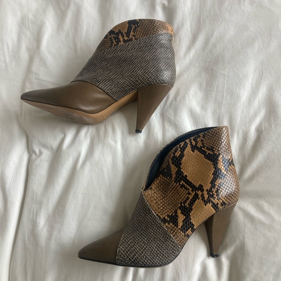 Isabel Marant snakeskin leather booties—worn once, like brand new! - Picture 8 of 8
